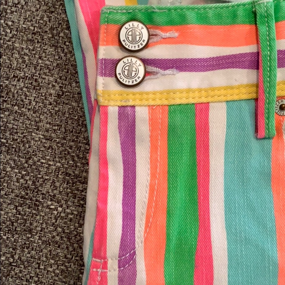Lilly Pulitzer Candy Striped Jeans - Picture 8 of 8